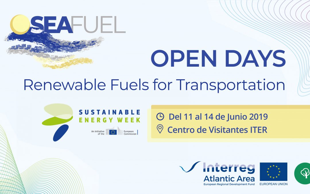 El Proyecto SEAFUEL organiza su I edición de Días de la Energía dentro del marco de la Semana Europea de la Energía Sostenible 2019.